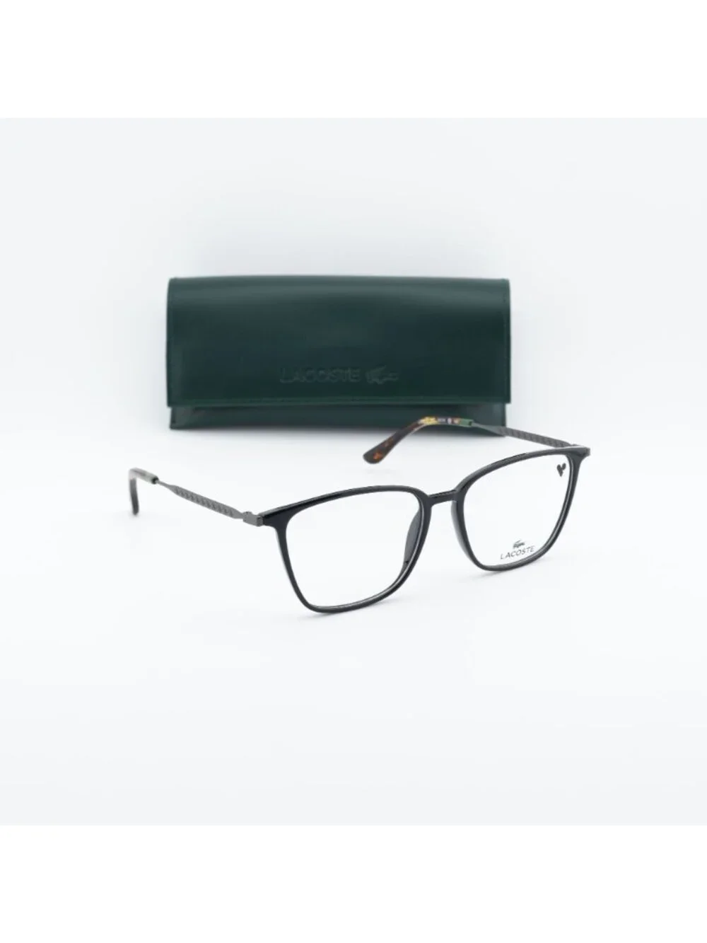 Lacoste L2984 N 001 Square 53mm Eyeglasses - Black